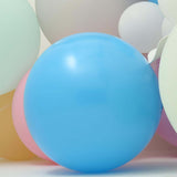 2 Pack | 32inch Large Matte Pastel Blue Helium/Air Premium Latex Balloons