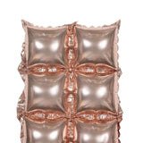 10 Pack | Metallic Blush Rose Gold Double Row Mylar Foil Balloon Wall#whtbkgd