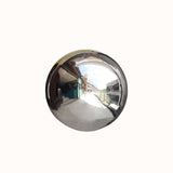 22inch Silver Stainless Steel Shiny Mirror Gazing Ball, Hollow Garden Globe Sphere