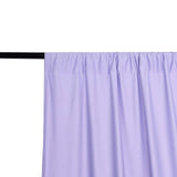 Lavender Lilac Scuba Polyester Curtain Panel Durable Flame Resistant Backdrops 