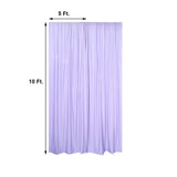 Lavender Lilac Scuba Polyester Curtain Panel Durable Flame Resistant Backdrops 