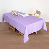 60"x102" Lavender Lilac Polyester Rectangular Tablecloth