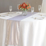 12x108inch Beige Shimmer Sequin Dots Polyester Table Runner