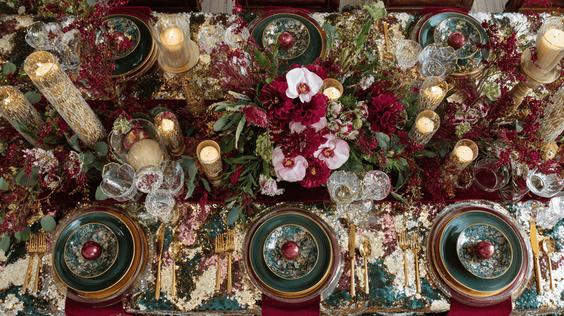 Layered Maximalist Tablescape