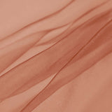 12inchx10yd Terracotta (Rust) Sheer Chiffon Fabric Bolt, DIY Voile Drapery Fabric