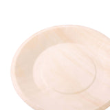 25 Pack | 9inches Eco Friendly Natural Birchwood Wooden Round Dinner Plates