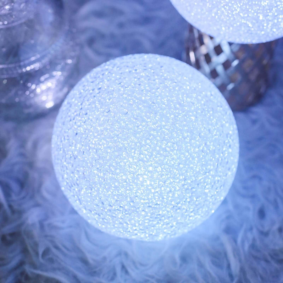 10Inch Color Changing Portable LED Centerpiece Ball Light - Battery Operated LED Orb