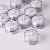 12 Pack | Warm White LED Lights Waterproof Battery Operated Submersible