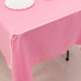 60"x102" Pink Lamour Satin Rectangle Tablecloth