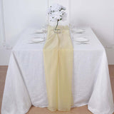 6 FT | Champagne Premium Chiffon Table Runner