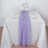 6ft Lavender Lilac Premium Chiffon Table Runner