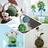 14inch Green DIY Flower Arrangements Craft Foam Ball, Smooth Floral Foam Ball