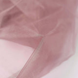 54inch x 10yard | Dusty Rose Solid Sheer Chiffon Fabric Bolt, DIY Voile Drapery Fabric