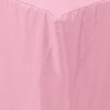 Pink Fitted Polyester Rectangle Tablecloth 6ft Table Cover For 72x30inch Tables#whtbkgd