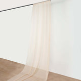 10ftx20ft Nude Sheer Durable Flame Resistant Ceiling Drape Curtain Panels