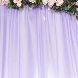 8ftx10ft Lavender Lilac Satin Formal Event Backdrop Drape, Window Curtain Panel