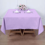 Lavender Lilac Polyester Square Tablecloth 70"x70"