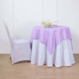 54"x54" Lavender Lilac Square Polyester Table Overlay