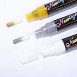 Erasable Liquid Chalk Marker 5mm Point Pens For Blackboard, Chalkboard Reversible Chisel Point Tip