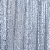 8ftx8ft Dusty Blue Sequin Event Background Drape, Photo Backdrop Curtain Panel#whtbkgd