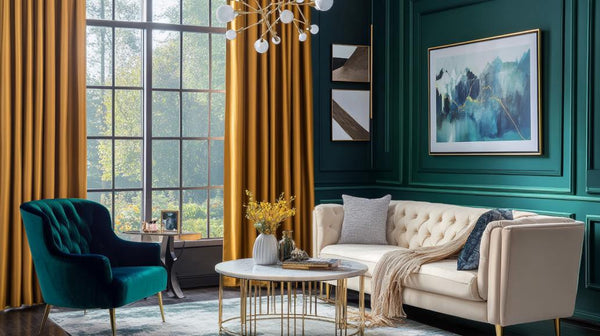 livingroom curtains- colors