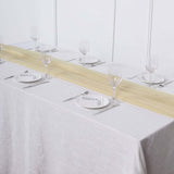 6 FT | Champagne Premium Chiffon Table Runner