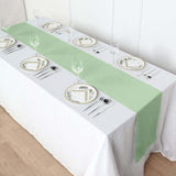 12inch x 108inch Sage Green Polyester Table Runner