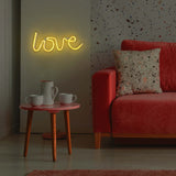 13inches Love Neon Light Sign, LED Reusable Wall Decor Lights USB and Battery Operated