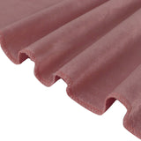 12inch x 108inch Dusty Rose Premium Velvet Sheen Finish Table Runner