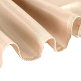 60"x126" Nude Satin Rectangular Tablecloth