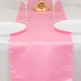 12x108inch Pink Lamour Satin Table Runner