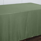 90"x156"  Olive Green Polyester Rectangular Tablecloth