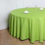 120 Inch | Apple Green Polyester Round Tablecloth