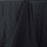 90x156inch Black Fire Retardant Tablecloth, Seamless Premium Polyester Rectangular Table#whtbkgd