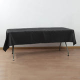 Black Plastic Tablecloth Roll in A Cut-to-Size Box with Slide Cutter, Cuts Up to 36 Rectangle 8 Feet