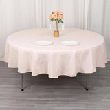 90" Blush Premium Polyester Round Tablecloth - 220GSM