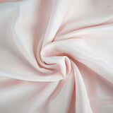 132Inch Blush / Rose Gold Seamless Polyester Round Tablecloth#whtbkgd