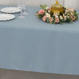 60"x102" Dusty Blue Premium Polyester Rectangular Tablecloth - 220GSM