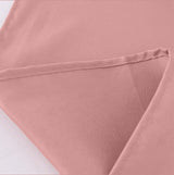 72"x120" Dusty Rose Polyester Rectangle Tablecloth, Reusable Linen Tablecloth