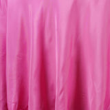 120" Fuchsia Polyester Round Tablecloth