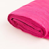 54inch x 10 Yards Fuchsia Accordion Crinkle Taffeta Fabric Bolt