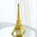 10inch Gold Metal Eiffel Tower Table Centerpiece, Decorative Cake Topper