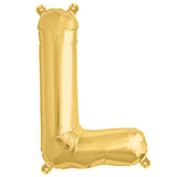 13inch Matte Gold Mylar Foil Letter  Balloons