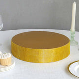 14inch Gold Rhinestones Round Metal Pedestal Cake Stand