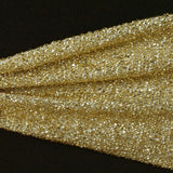 5 Pack | Champagne Metallic Shimmer Tinsel Spandex Chair Sashes