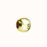 16inch Gold Stainless Steel Shiny Mirror Gazing Ball, Reflective Hollow Garden Globe Sphere