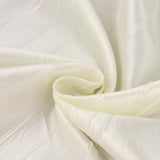 54inch x 10 Yards Ivory Accordion Crinkle Taffeta Fabric Bolt