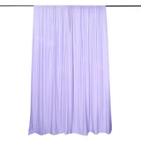 Lavender Lilac Scuba Polyester Curtain Panel Durable Flame Resistant Backdrops 