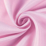 108" Pink Polyester Round Tablecloth#whtbkgd