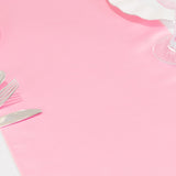 12x108inch Pink Lamour Satin Table Runner